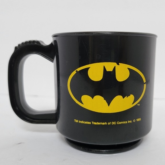 Vintage Other - Vintage 1989 Batman Mini Max Mug Plastic